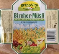 Mängden socker i Bircher Müsli