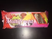 Mängden socker i Multifrucht fruchtschnitten