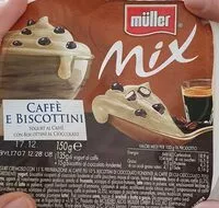 Mängden socker i Müller Mix Caffè e Biscottini
