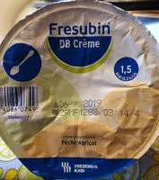 Mängden socker i Fresubin DB Crème