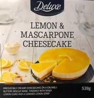 Mängden socker i Lemon & Mascarpone Cheesecake