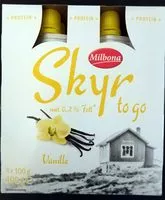 Mängden socker i Skyr to go Vanille