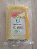 Mängden socker i Käse mittelreifer Kristall bio