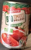 Mängden socker i Tomates pelées bio