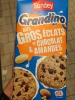 Mängden socker i Grandino aux gros éclats de chocolats & noisettes