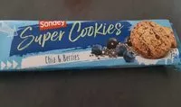 Mängden socker i Super Cookies Chia & Berries