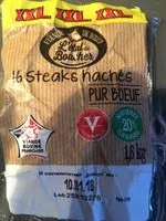 Mängden socker i Steak haché pur boeuf
