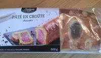 Mängden socker i Pâté en croûte charcutier