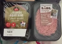 Mängden socker i Steaks hachés FB Blonde d'Aquitaine