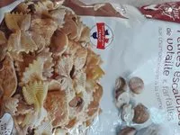 Mängden socker i Escalopes de volaille,penne,champignons et crème