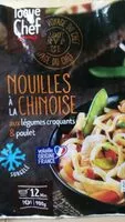 Mängden socker i Nouilles chinoises au poulet et légumes croquants