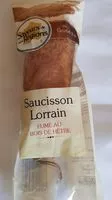 Mängden socker i Saucisson Lorrain fumé au bois de hêtre