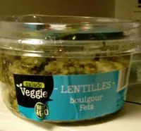 Mängden socker i Salade Lentilles Boulgour Feta