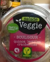 Mängden socker i Boulgour quinoa lentilles cranberries