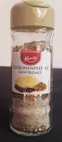 Mängden socker i Zitronenpfeffer Gewürzsalz