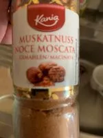 Mängden socker i Muskatnuss, gemahlen