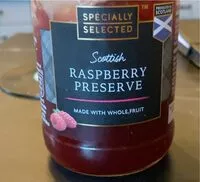 Mängden socker i Scottish raspberry preserve