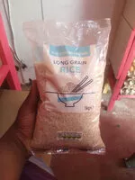 Mängden socker i Long Grain Rice (raw)