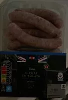 Mängden socker i Pork Chipolatas