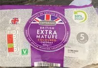 Mängden socker i British extra mature coloured cheddar
