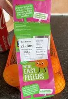 Mängden socker i Easy peelers orange