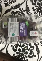 Mängden socker i Seedless black grapes