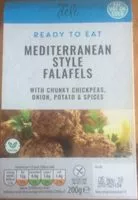 Mängden socker i Mediterranean style falafels
