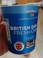Mängden socker i British double fresh cream