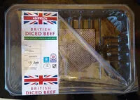 Mängden socker i British Diced Beef