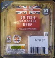 Mängden socker i British Cooked Beef