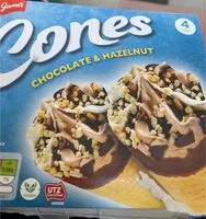 Mängden socker i Cones