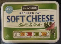 Mängden socker i Reduced Fat Soft Cheese (Garlic & Herbs)