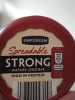 Mängden socker i Spreadable strong mature cheddar