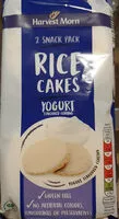 Mängden socker i Rice cakes yogurt