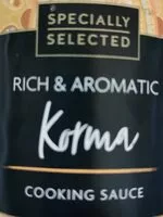 Mängden socker i Specially selected Rich & Aromatic korma