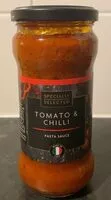 Mängden socker i Tomato & chilly pasta sauce