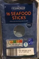 Mängden socker i 16 Seafood sticks
