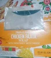 Mängden socker i Chicken fajita wrap