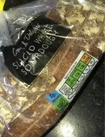 Mängden socker i Sliced white sourdough