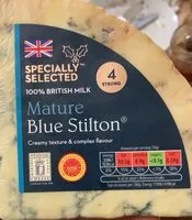 Mängden socker i Mature blue stilton