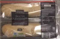 Mängden socker i 2 Sourdough Baguettes