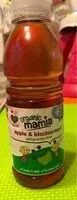 Mängden socker i Organic Mamia apple & blackcurrant spring water drink