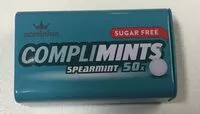Mängden socker i Compliments - Spearmint (sugar free)