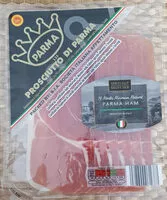 Mängden socker i Prosciutto di parma
