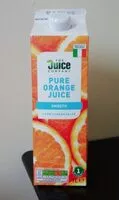 Mängden socker i Pure orange juice