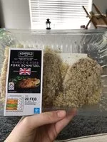 Mängden socker i Garlic and herb pork schnitzel