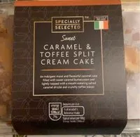 Mängden socker i Caramel & toffee split cream cake