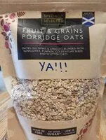 Mängden socker i Fruit and grains porridge oats