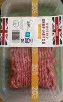 Mängden socker i British beef mince 20% fat