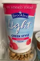 Mängden socker i Light Greek Style Yoghurt: Raspberry